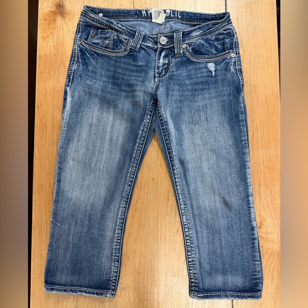 Hydraulic Blue Cropped Jeans